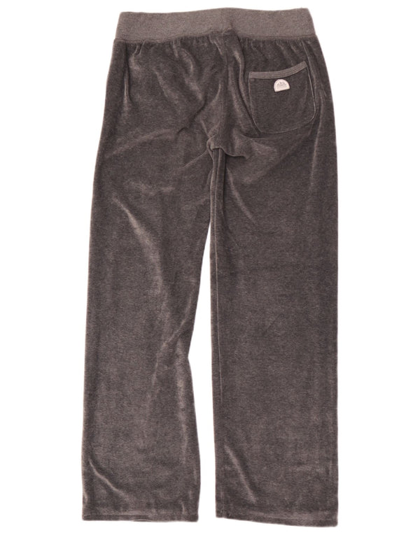 Sundek Pantalon de survêtement en velours pour femme UK 14 Gris moyen Coton