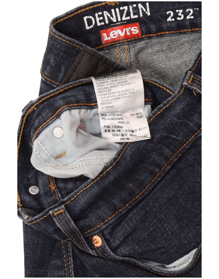 Levi's Jean Slim Droit Denizen W32 L32 Homme Bleu Marine Coton