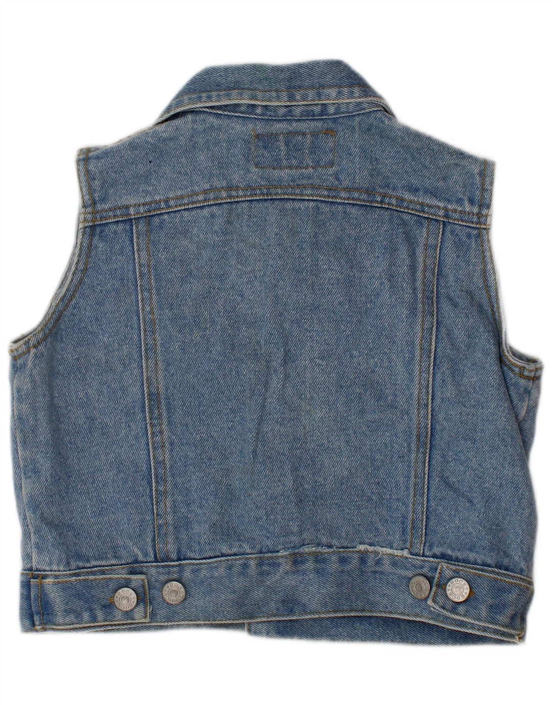 ROCKY Gilet en Jean Garçon 3-4 Ans Bleu Coton