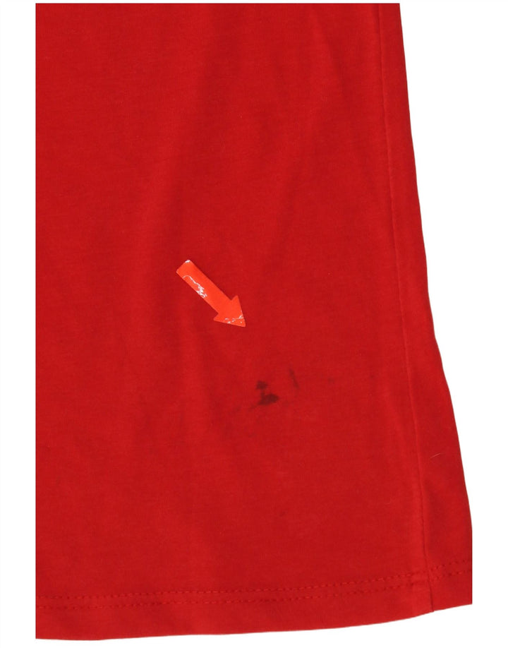 G-Star T-shirt graphique pour femme UK 10 Small Rouge
