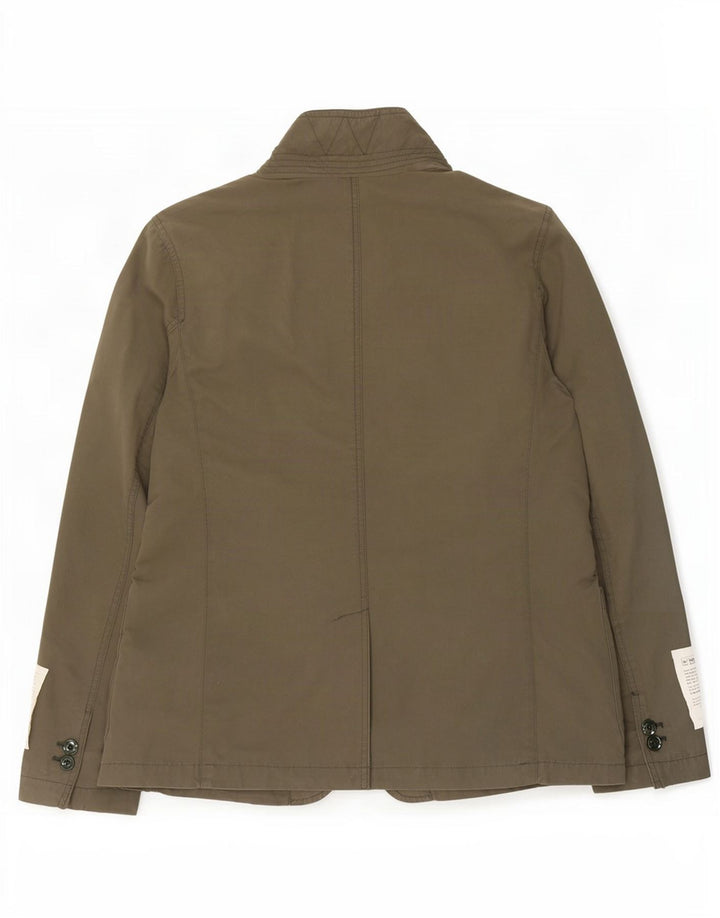 Woolrich Veste utilitaire pour homme UK 40 Large Vert Coton