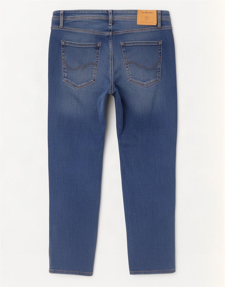 Jack & Jones Jean Droit Tim W33 L27 Homme Bleu Coton