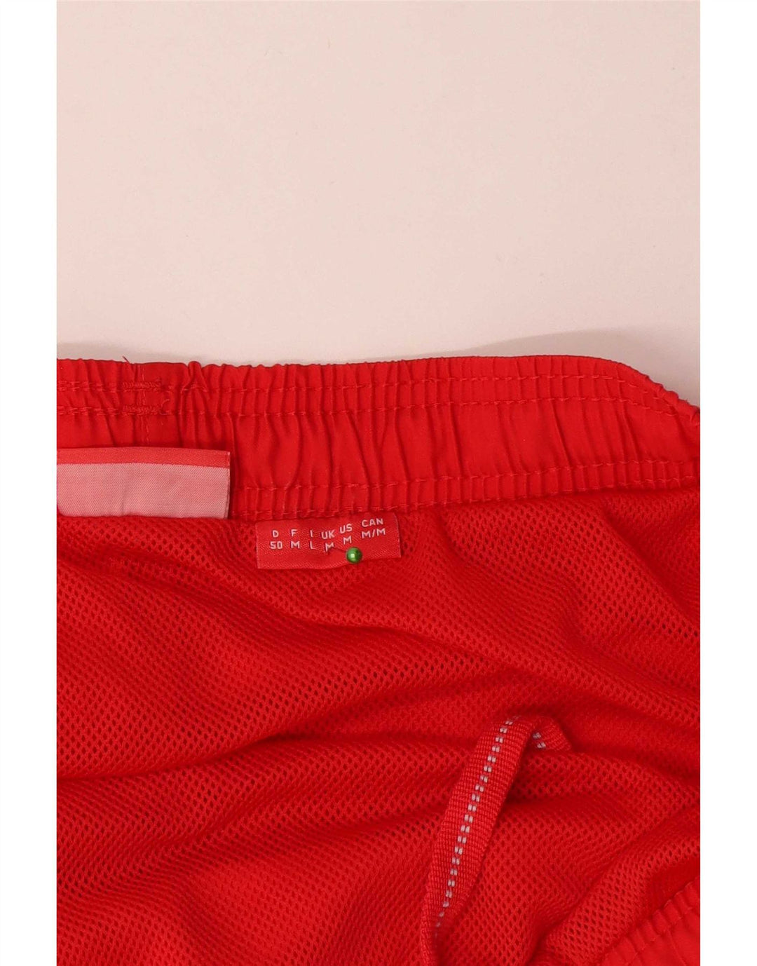 Fila Short de Bain Homme Rouge Moyen Polyester