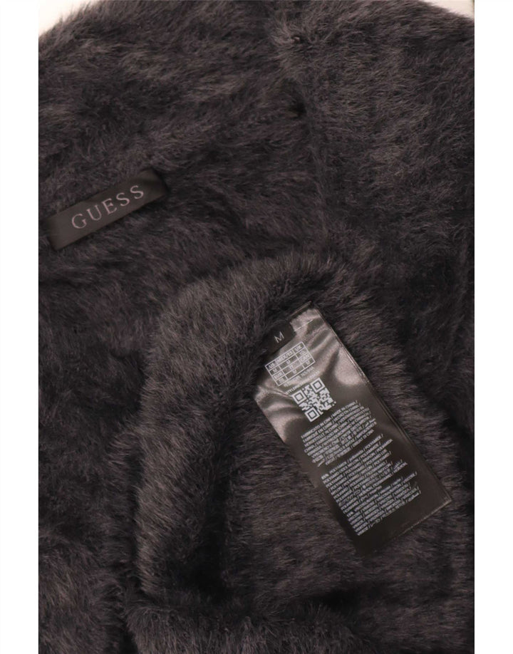 Guess Pull col roulé pour femme UK 10 Petit Gris Polyamide