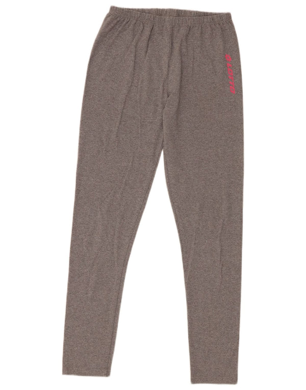 Lotto Leggings graphiques pour femmes UK 12 coton gris moyen