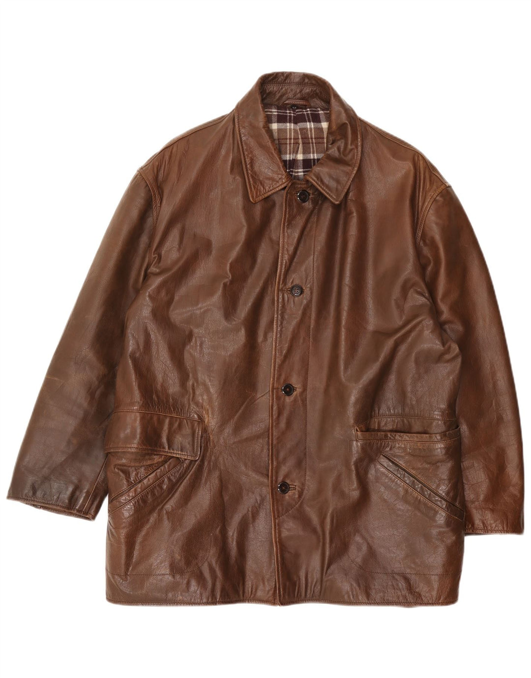 Conbipel Veste en Cuir Homme Natural Wear IT 52 XL Marron