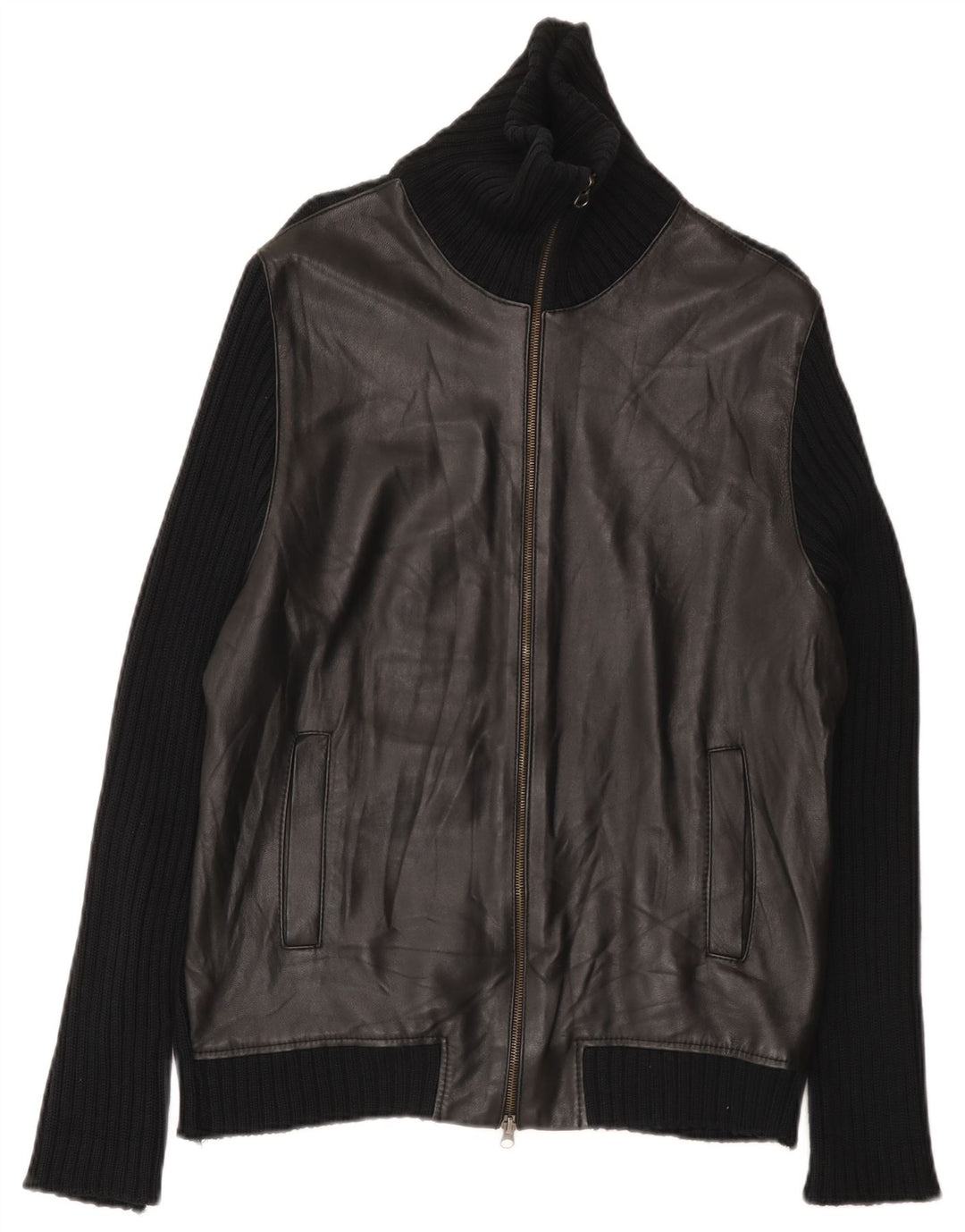 Zara Cardigan Homme Pull Large Noir Coton