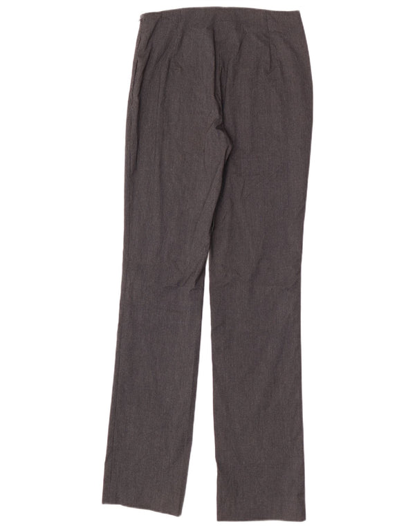 Zara Pantalon décontracté droit pour femme EU 36 XS W26 L32 Gris Rayonne