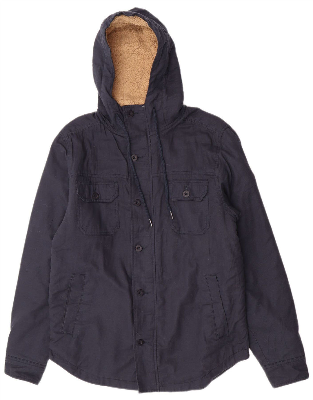 Rip Curl Veste utilitaire à capuche pour homme UK 38 Bleu marine moyen en coton