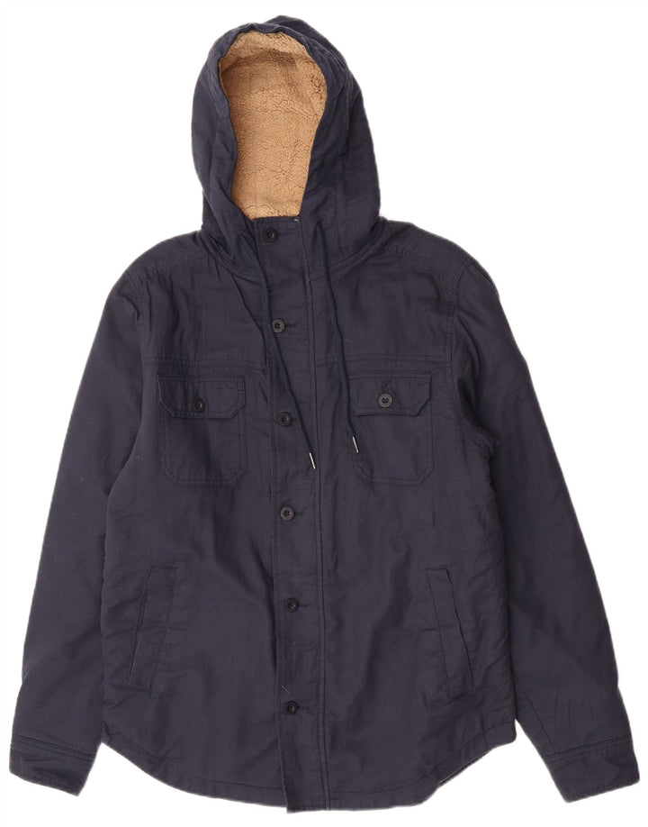 Rip Curl Veste utilitaire à capuche pour homme UK 38 Bleu marine moyen en coton