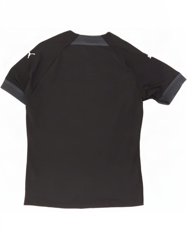 Puma T-Shirt Homme Noir Moyen Polyester Colorblock
