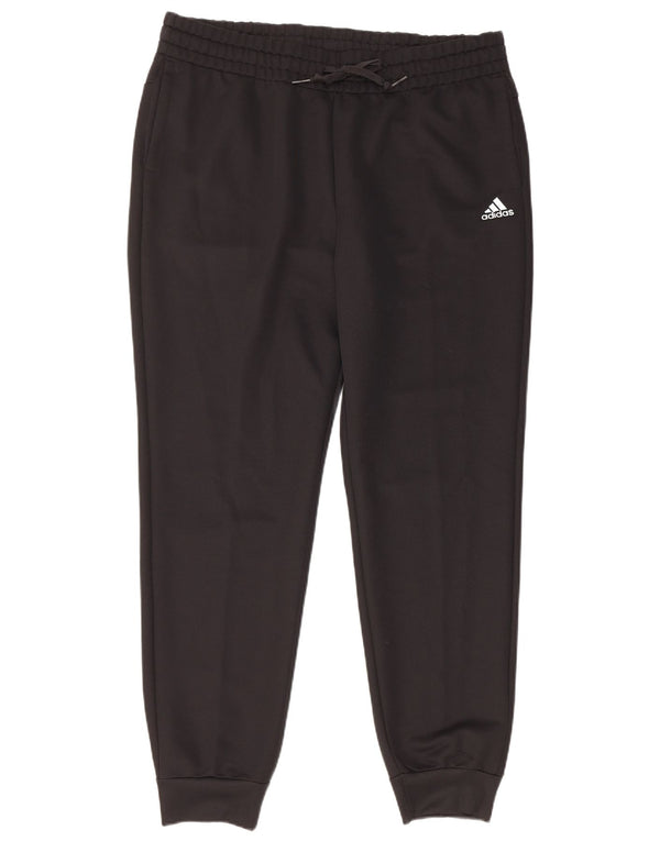 Adidas Pantalon de survêtement pour femme Joggers UK 20/22 XL Noir Polyester