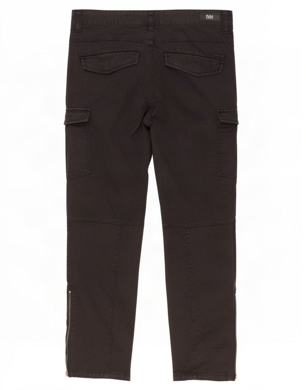Pantalon Cargo Droit Femme Diesel W29 L29 Coton Noir
