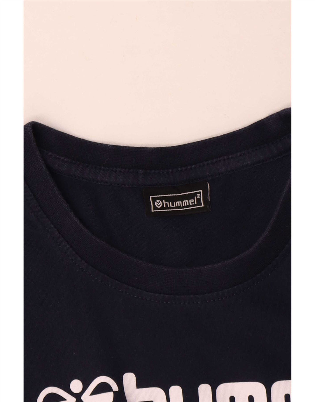 Hummel T-Shirt Graphique Femme UK 14 Bleu Marine Moyen