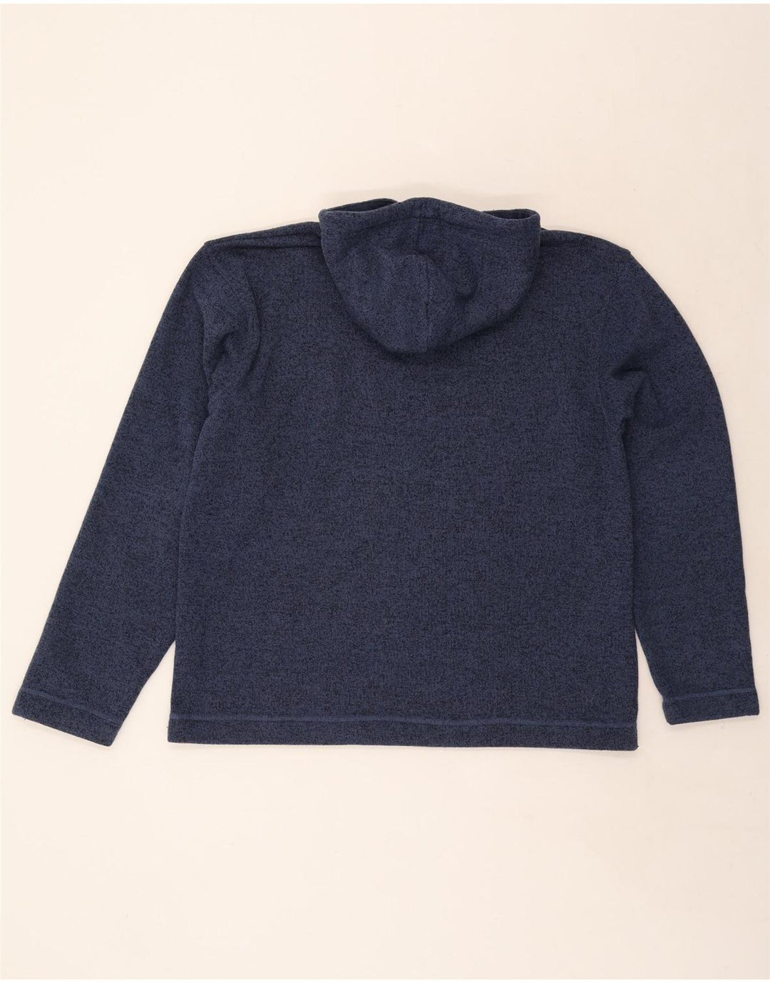 Weird Fish Pull à capuche pour homme XL Bleu marine moucheté en polyester