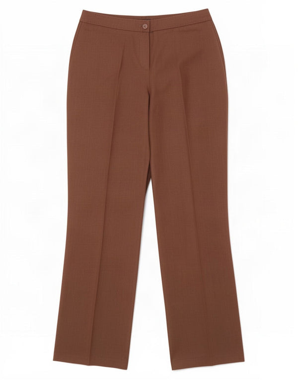 Marks & Spencer Pantalon décontracté autographe pour femme UK 12 Medium W30 L32 Marron