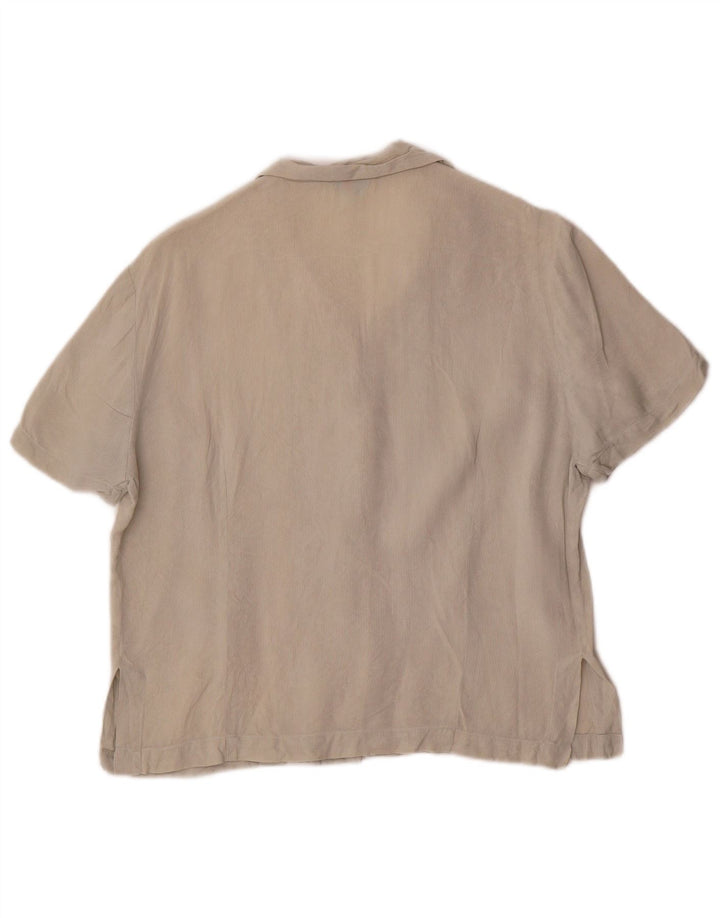 Chemise à Manches Courtes Femme Balloon EU 40 Soie Beige Moyen