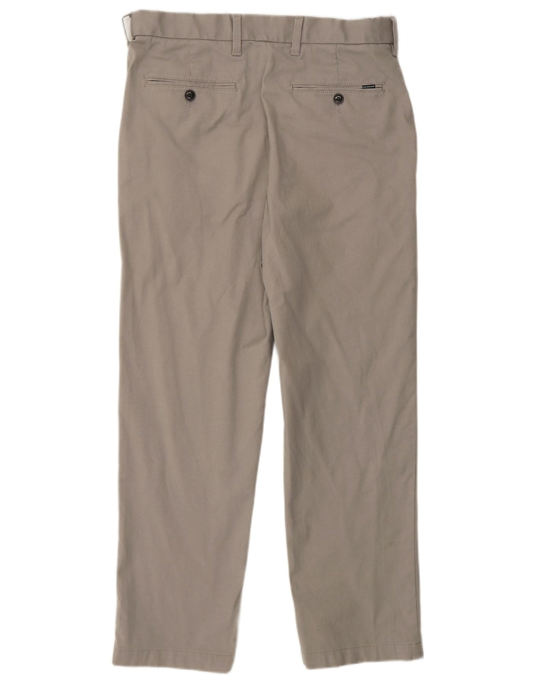 Marks & Spencer Pantalon de Costume Droit Homme W32 L28 Gris Coton