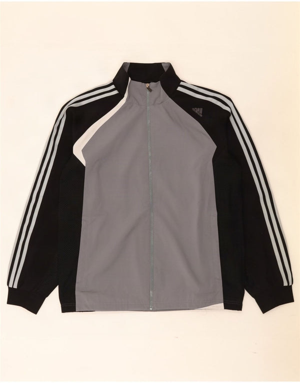 Adidas Hommes Climacool Survêtement Top Veste UK 36/38 Petit Noir Colourblock