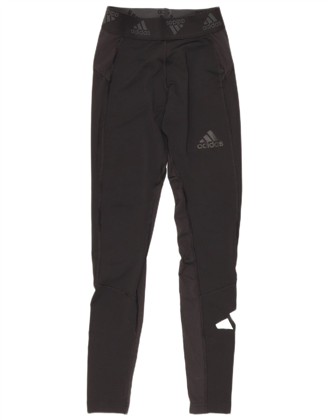 Adidas Leggings graphiques pour femmes UK 10 Small Noir Polyester