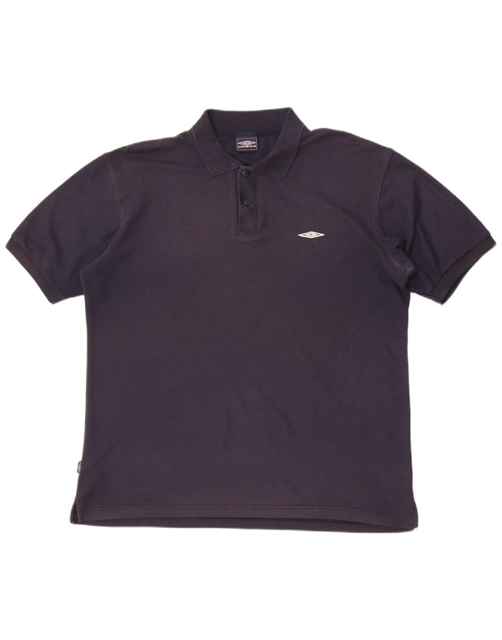 Umbro Polo Homme XL Bleu Marine Polyester