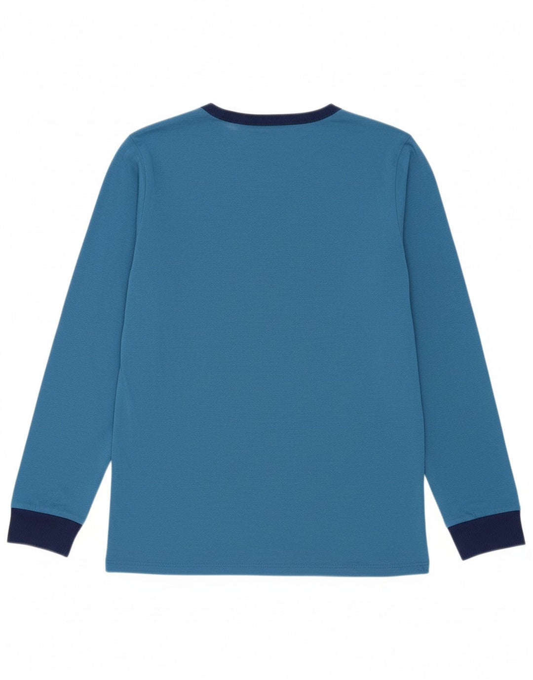 EDDIE BAUER Boys Graphic Top Long Sleeve 14-15 Years Large Blue Polyester