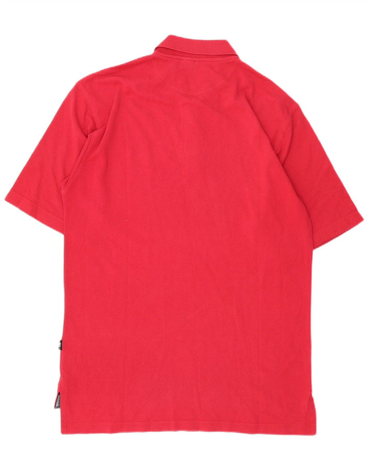 Adidas Polo Homme UK 40/42 Rouge Moyen