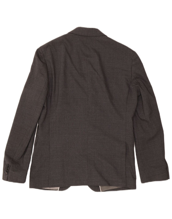 Tommy Hilfiger Veste Blazer 2 Boutons Homme IT 48 Laine Gris Moyen