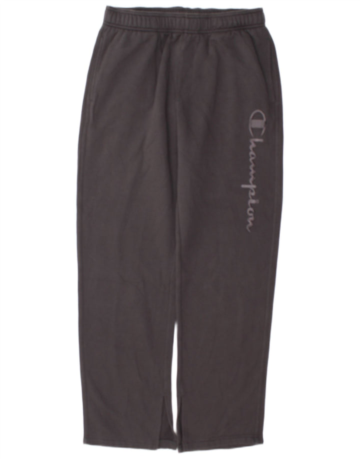 Champion Pantalon de survêtement graphique pour femme UK 14 Gris moyen Coton