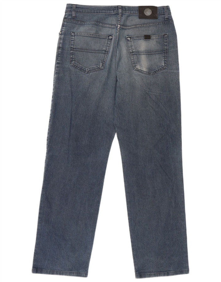 Trussardi Jean Droit W34 L30 Bleu Coton Homme
