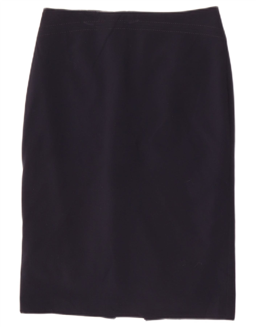 Marks & Spencer Jupe crayon pour femme UK 8 Small W26 Bleu marine Polyester