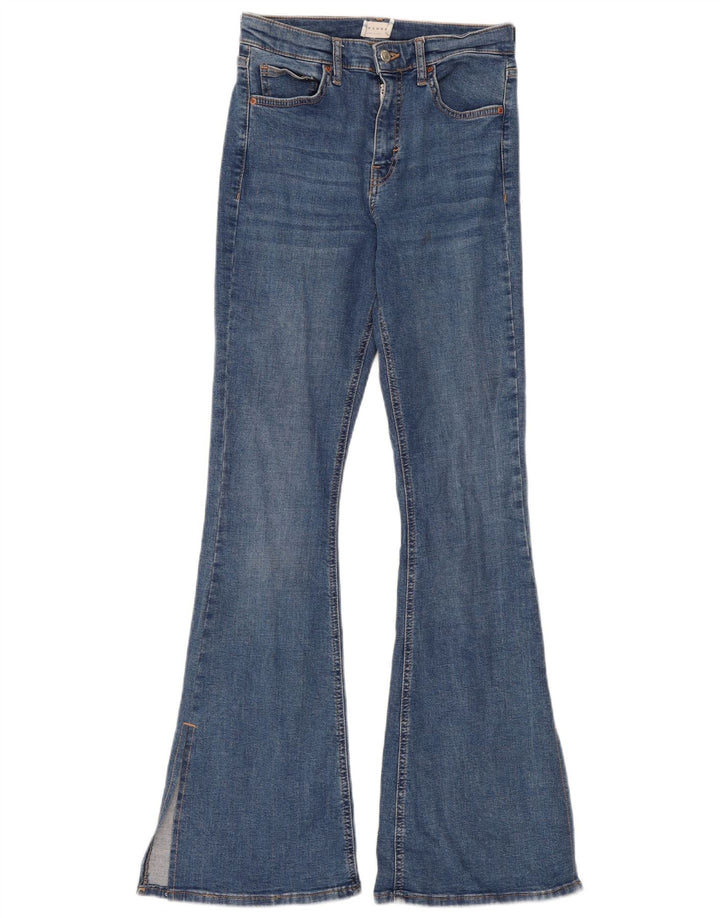 Topshop Jean évasé femme W28 L32 bleu coton