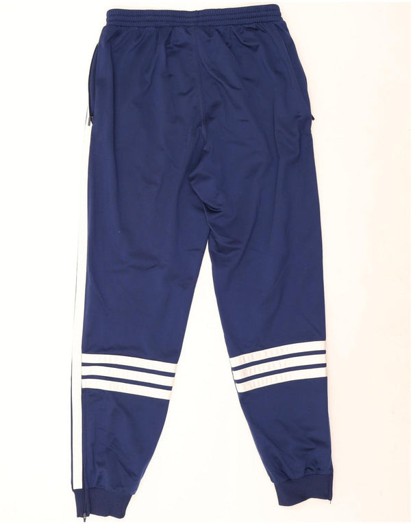 Adidas Pantalon de survêtement pour homme UK 42/44 Large Bleu marine Colourblock