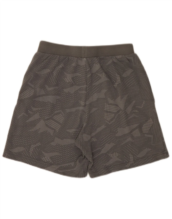 Adidas Short de Sport Homme Gris Moyen Coton Géométrique