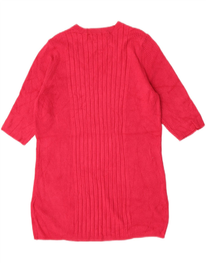 Marks & Spencer Pull col bateau pour femme UK 12 Rose moyen