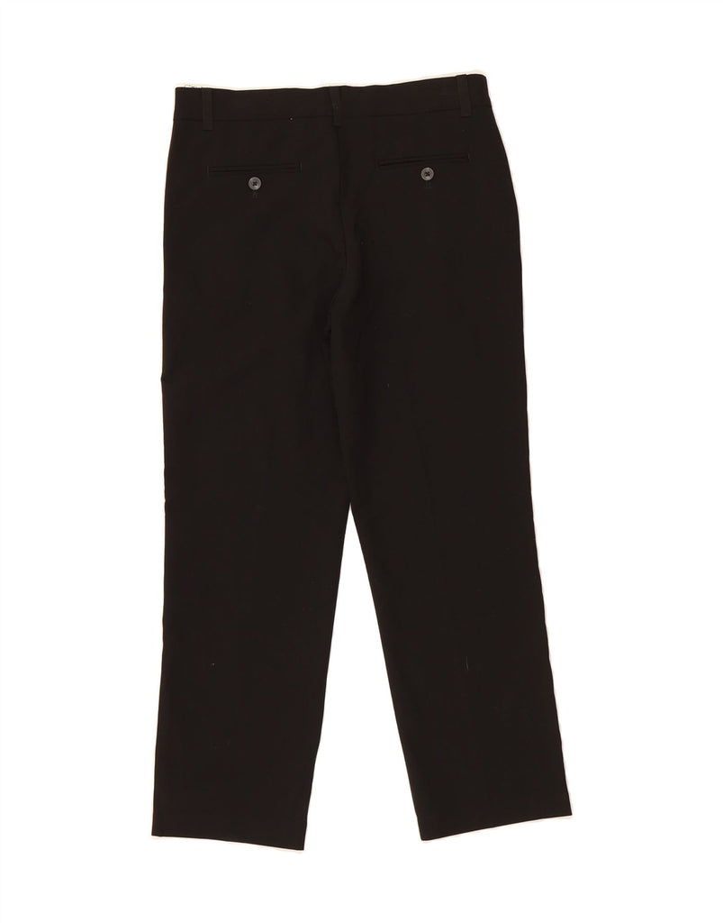 IZOD Boys Husky Straight Casual Trousers 11-12 Years W29 L15 Black Vintage Izod and Second-Hand Izod from Messina Hembry 