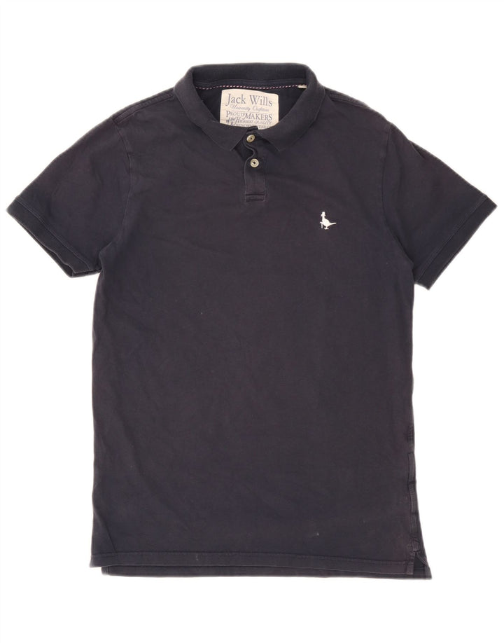 Jack Wills Polo Homme Petit Bleu Marine Coton