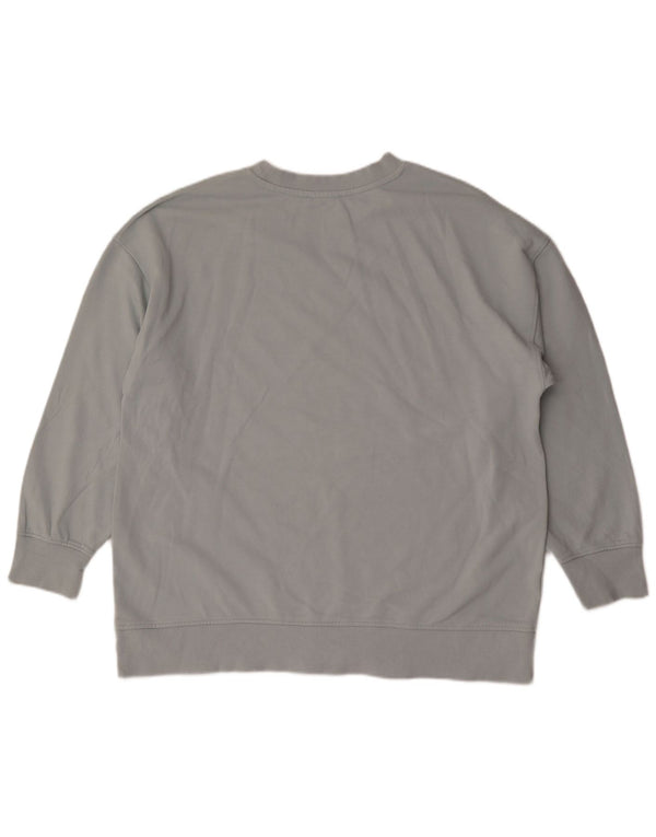Zara Homme Sweatshirt Jumper Large Bleu Coton
