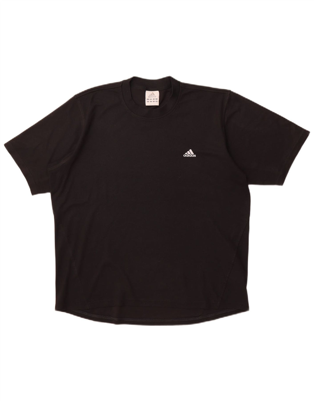 ADIDAS Mens Climalite T-Shirt Top UK 44/46 Large Black Polyester