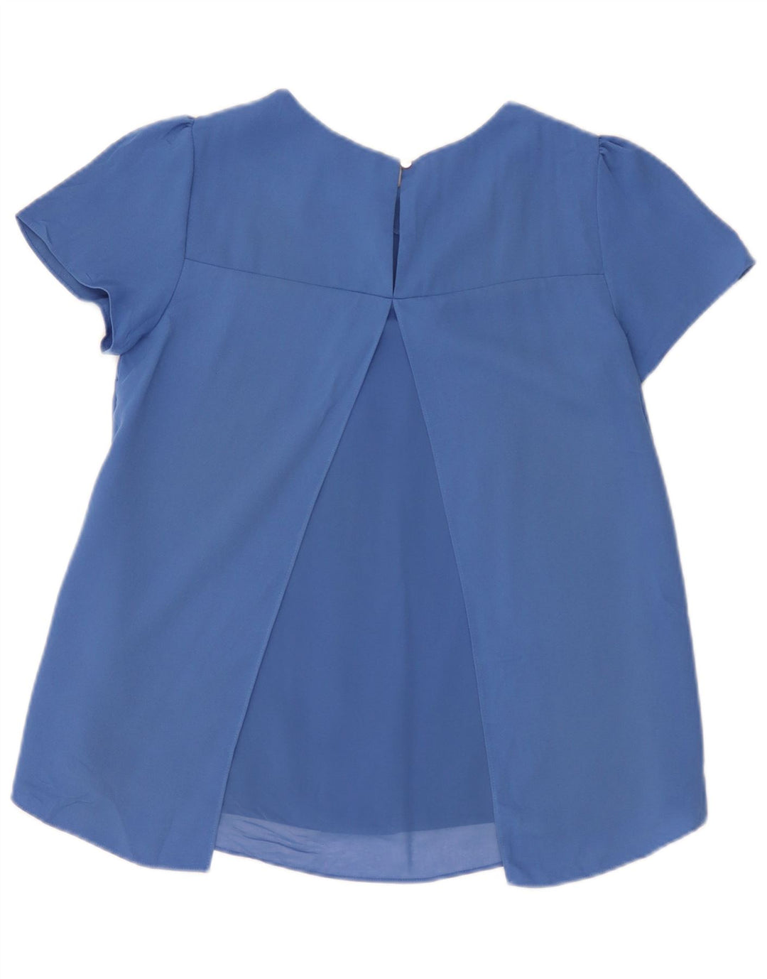 Oasis Chemisier Femme UK 10 Petit Bleu Polyester