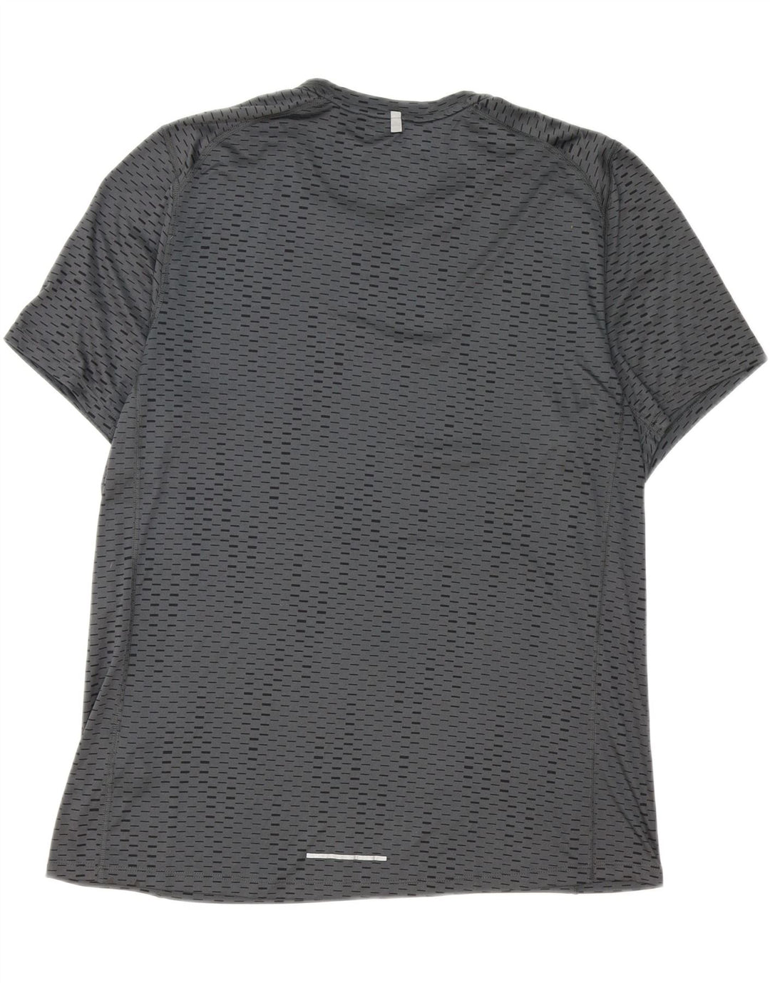 NIKE Mens Dri Fit T-Shirt Top XL Grey Flecked Polyester