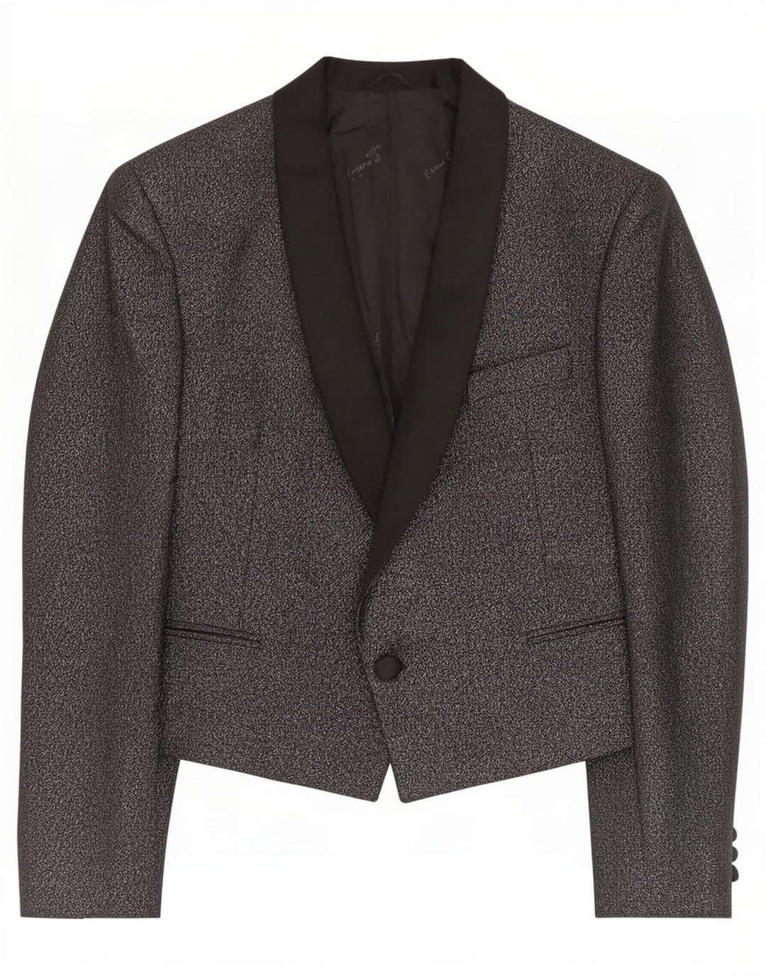 Pierre Cardin Veste Blazer 1 Bouton Homme IT 50 XL Laine Noire