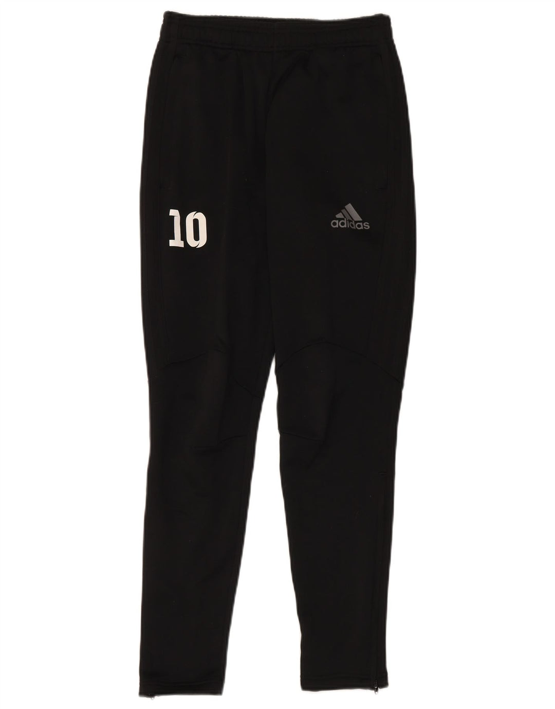 Adidas Pantalon de survêtement graphique pour homme XS Noir Polyester