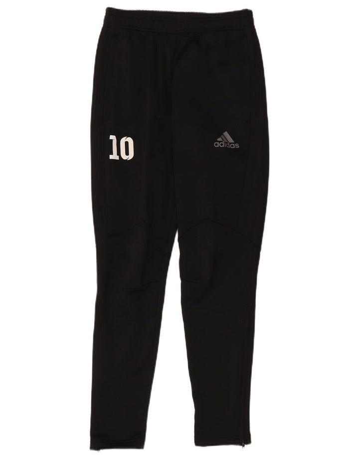 Adidas Pantalon de survêtement graphique pour homme XS Noir Polyester