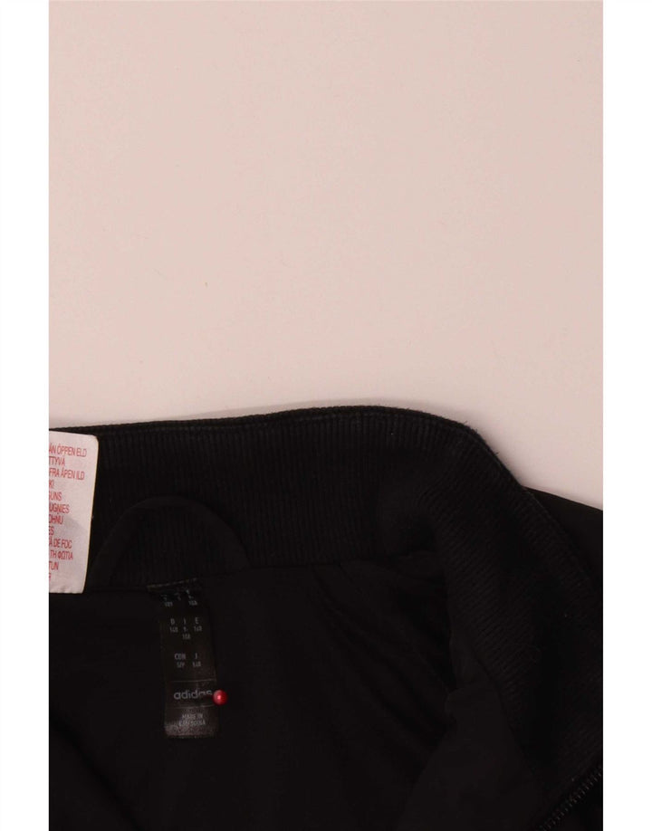 Veste de survêtement Adidas Fille 9-10 ans Noir Polyamide