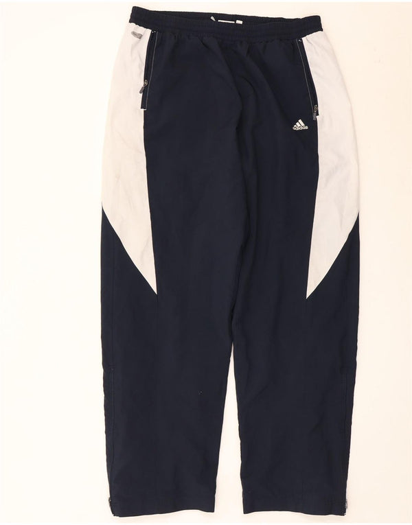Adidas Pantalon de survêtement pour homme XL Bleu marine Colorblock Polyester