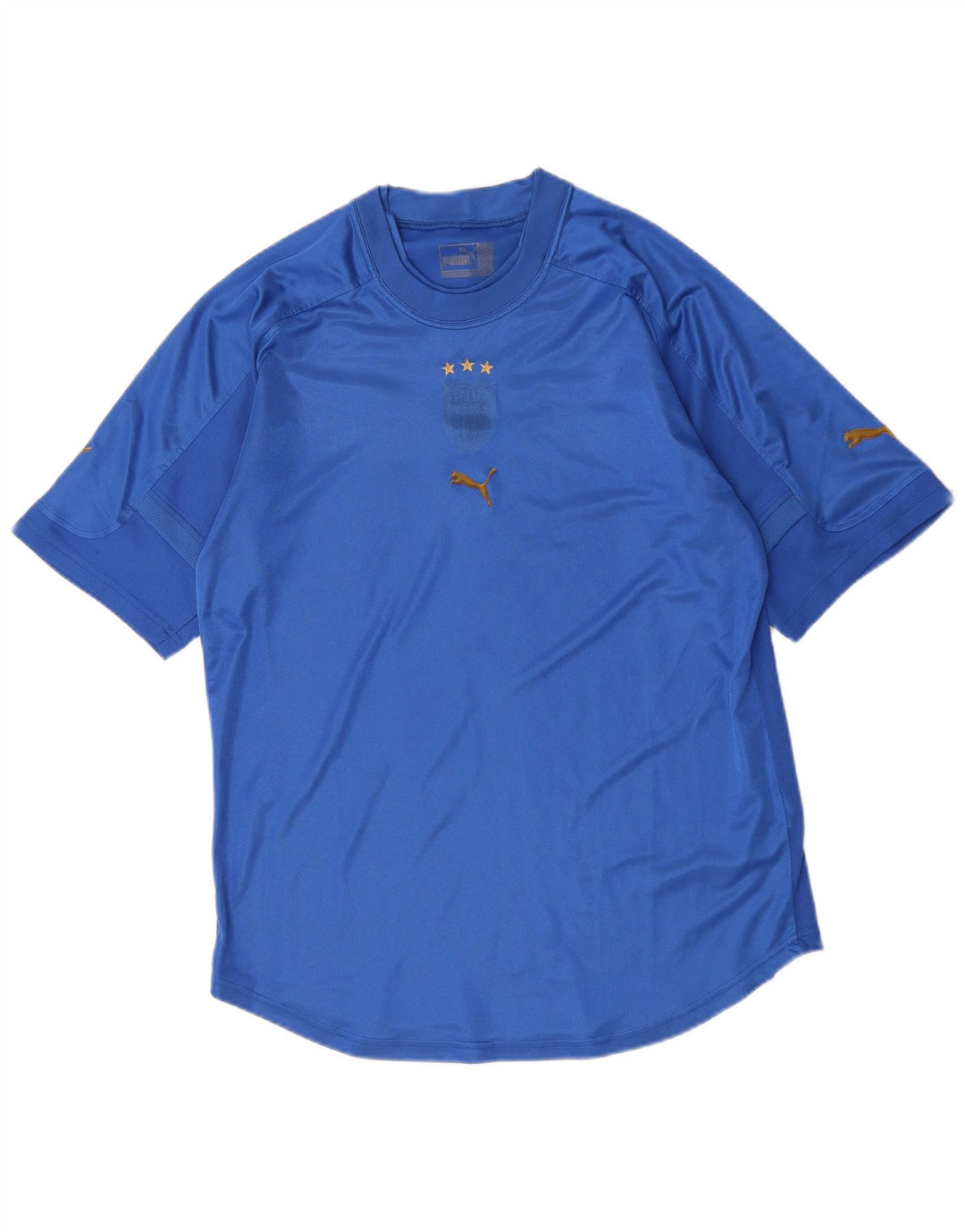 Puma T-Shirt Homme Bleu Moyen Polyester