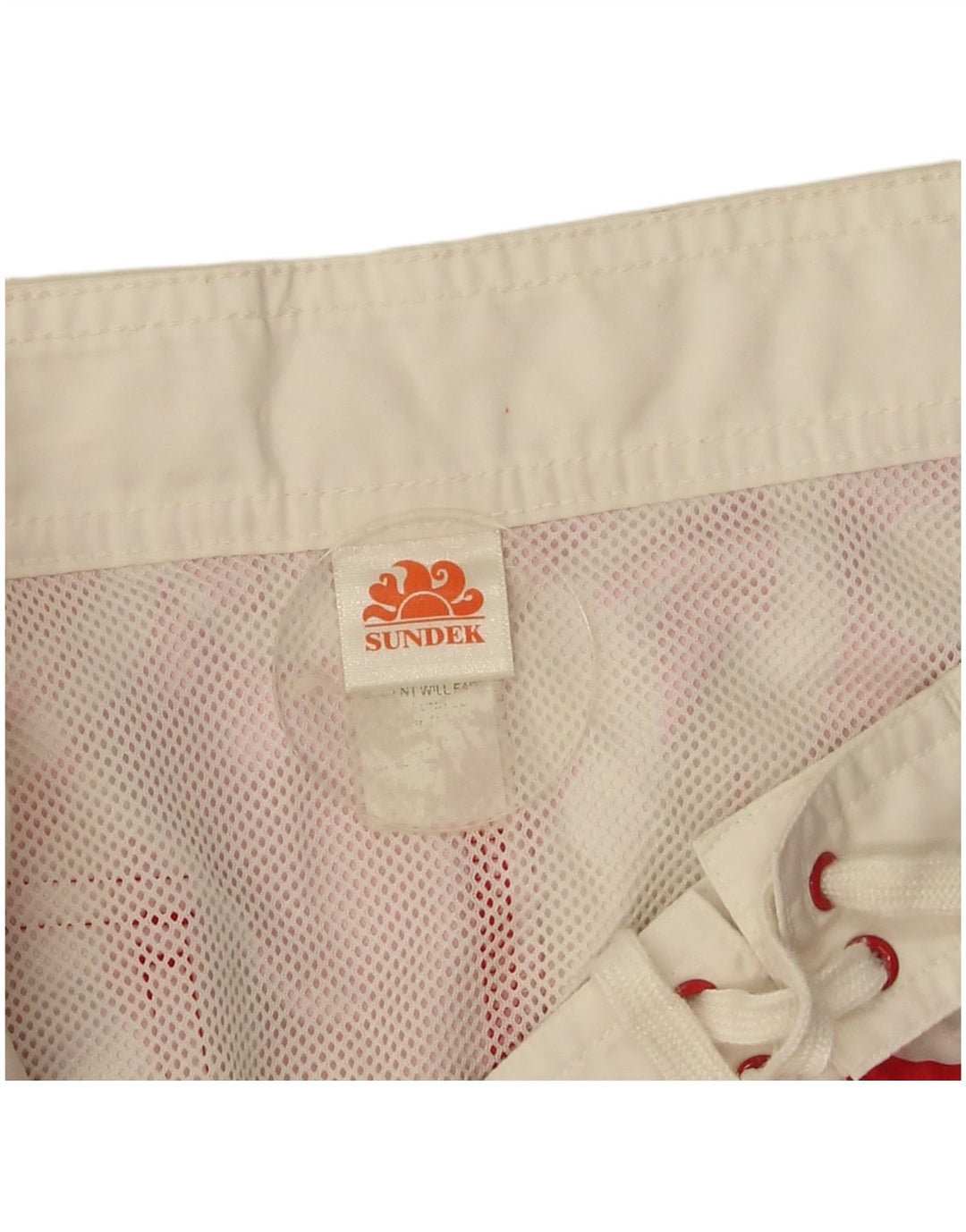 Sundek Short de bain pour homme en polyester floral rouge moyen