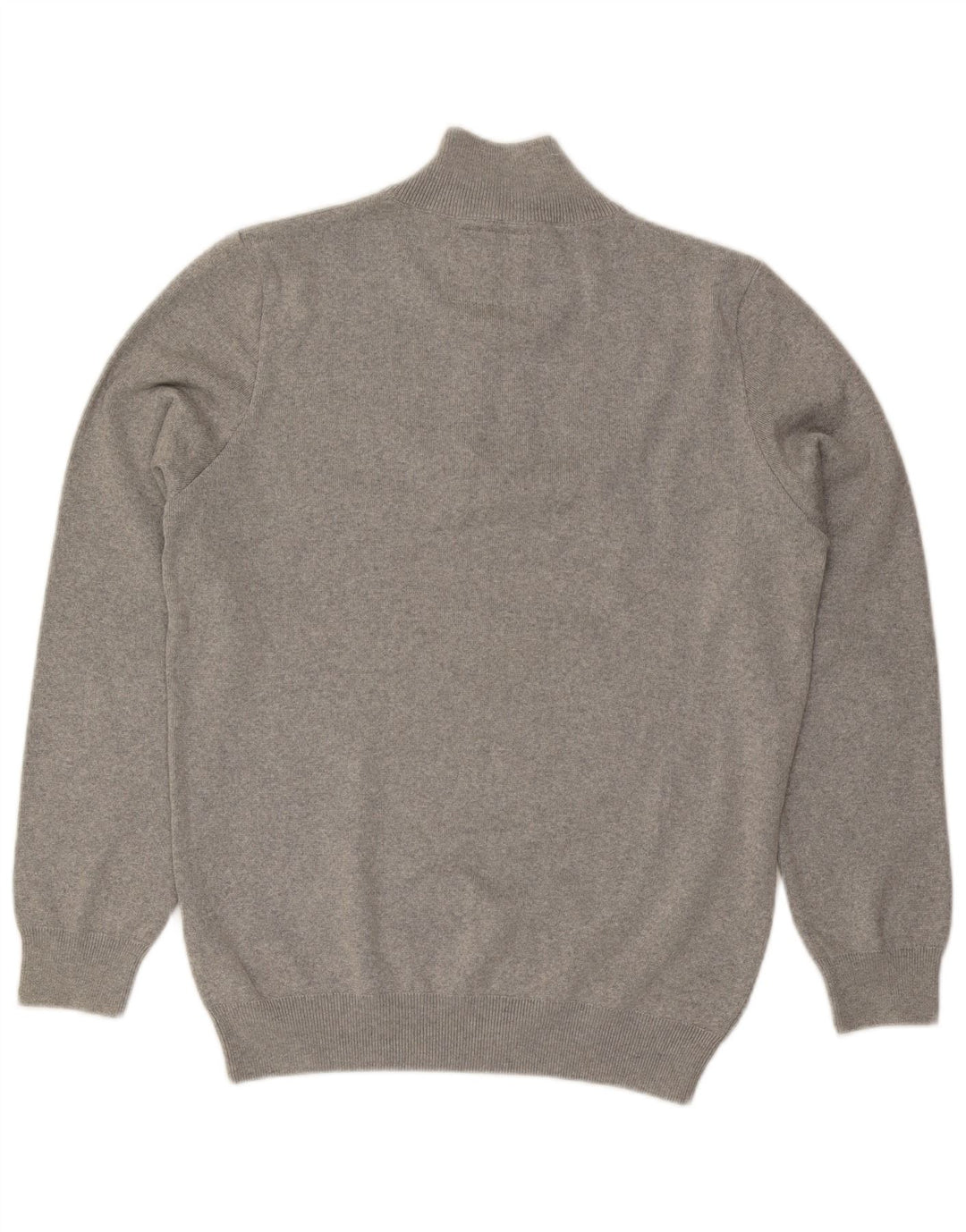 SUPERDRY Pull Col Zippé Homme XL Gris Coton