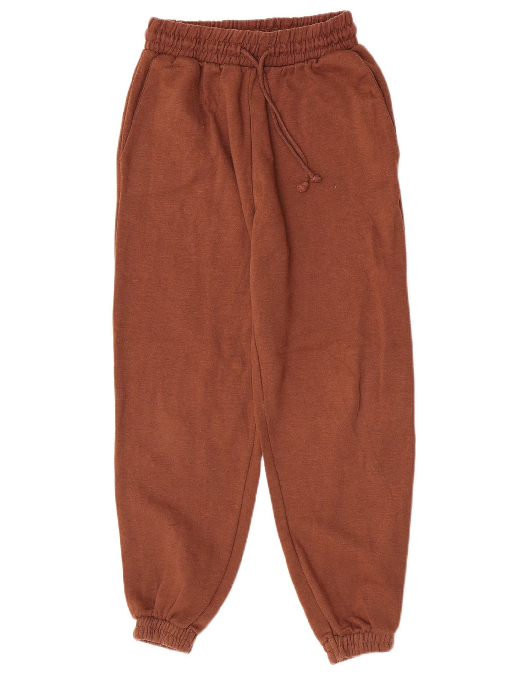 Zara Pantalon de survêtement pour femme Pantalon de jogging UK 12 Marron moyen Polyester
